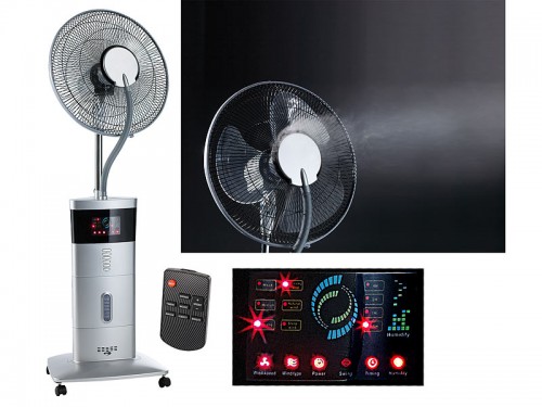 High-end fan with spray, Ionizer & Anti-mosquito function