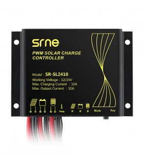 Charge controller 10A with light sensor